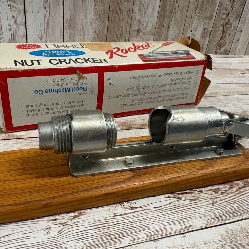 Silver and Wood Vintage Nutcracker